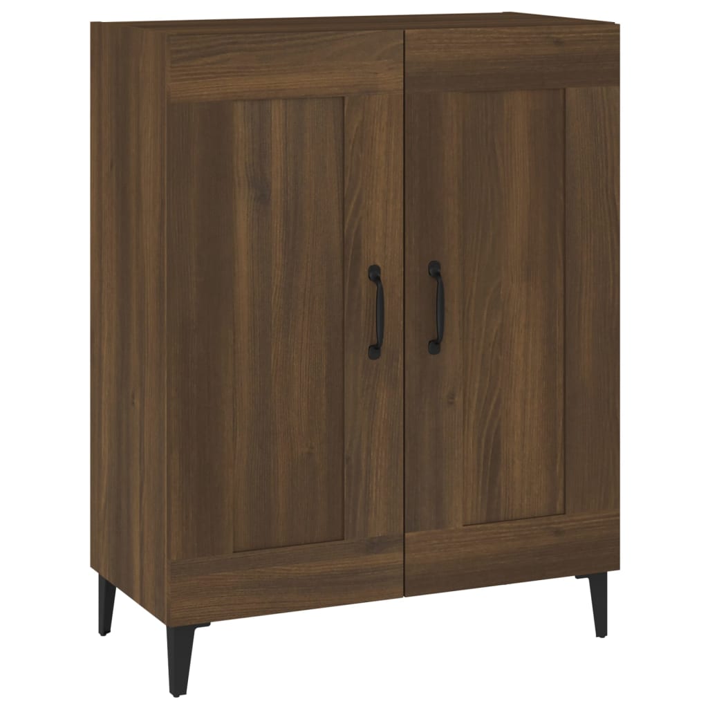 Sideboard Braun Eichen-Optik 69,5x34x90 cm Holzwerkstoff - Pazzar.ch