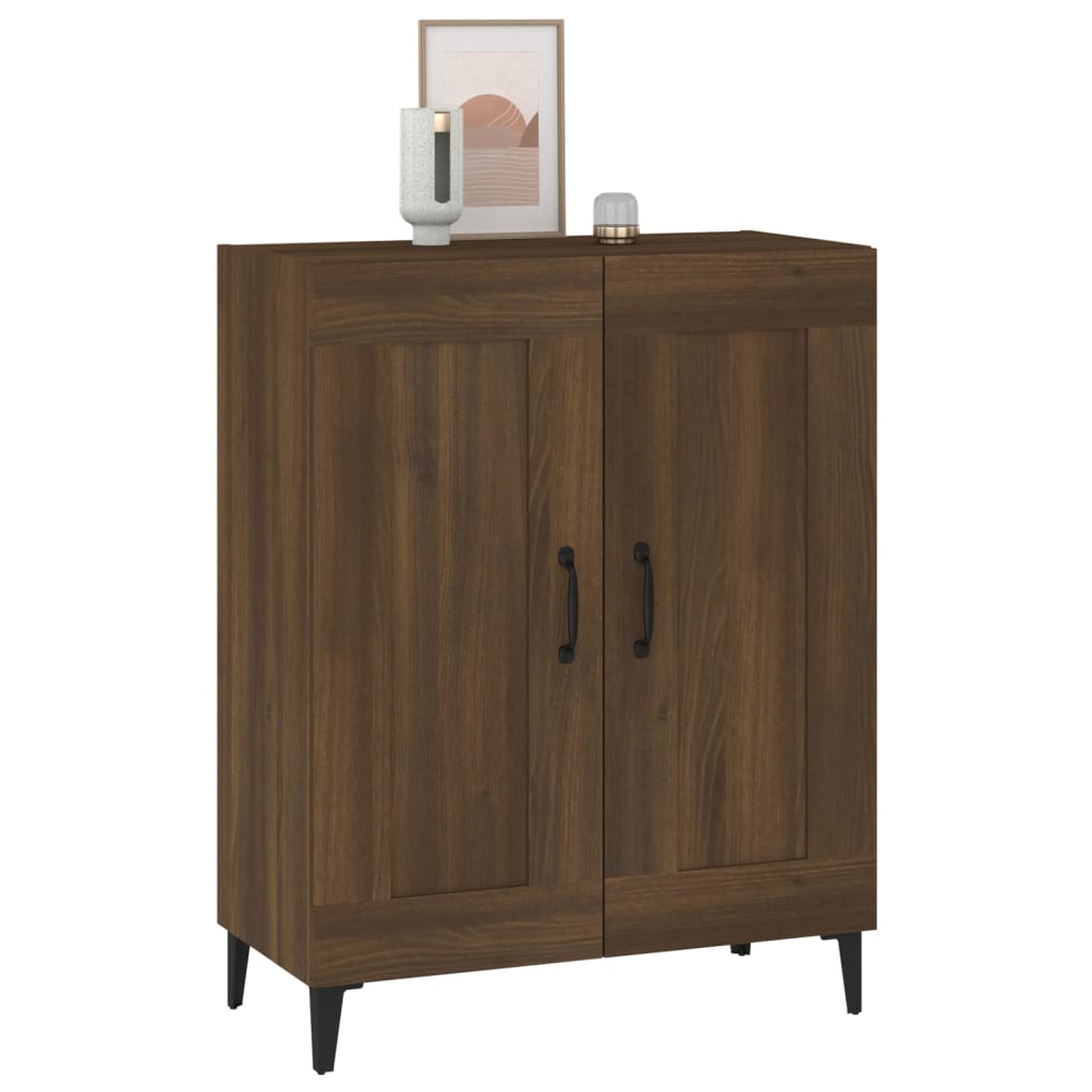 Sideboard Braun Eichen-Optik 69,5x34x90 cm Holzwerkstoff - Pazzar.ch