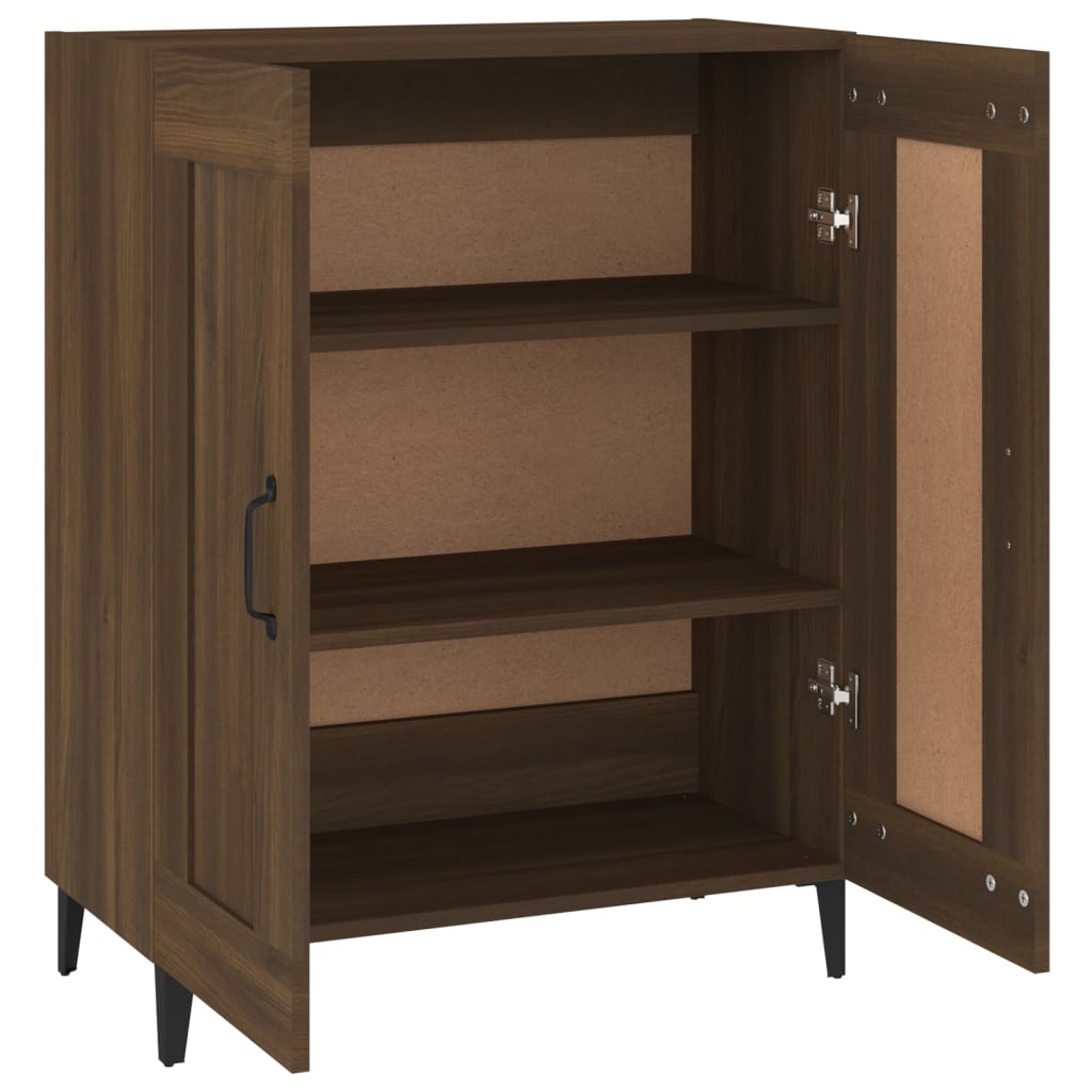 Sideboard Braun Eichen-Optik 69,5x34x90 cm Holzwerkstoff - Pazzar.ch