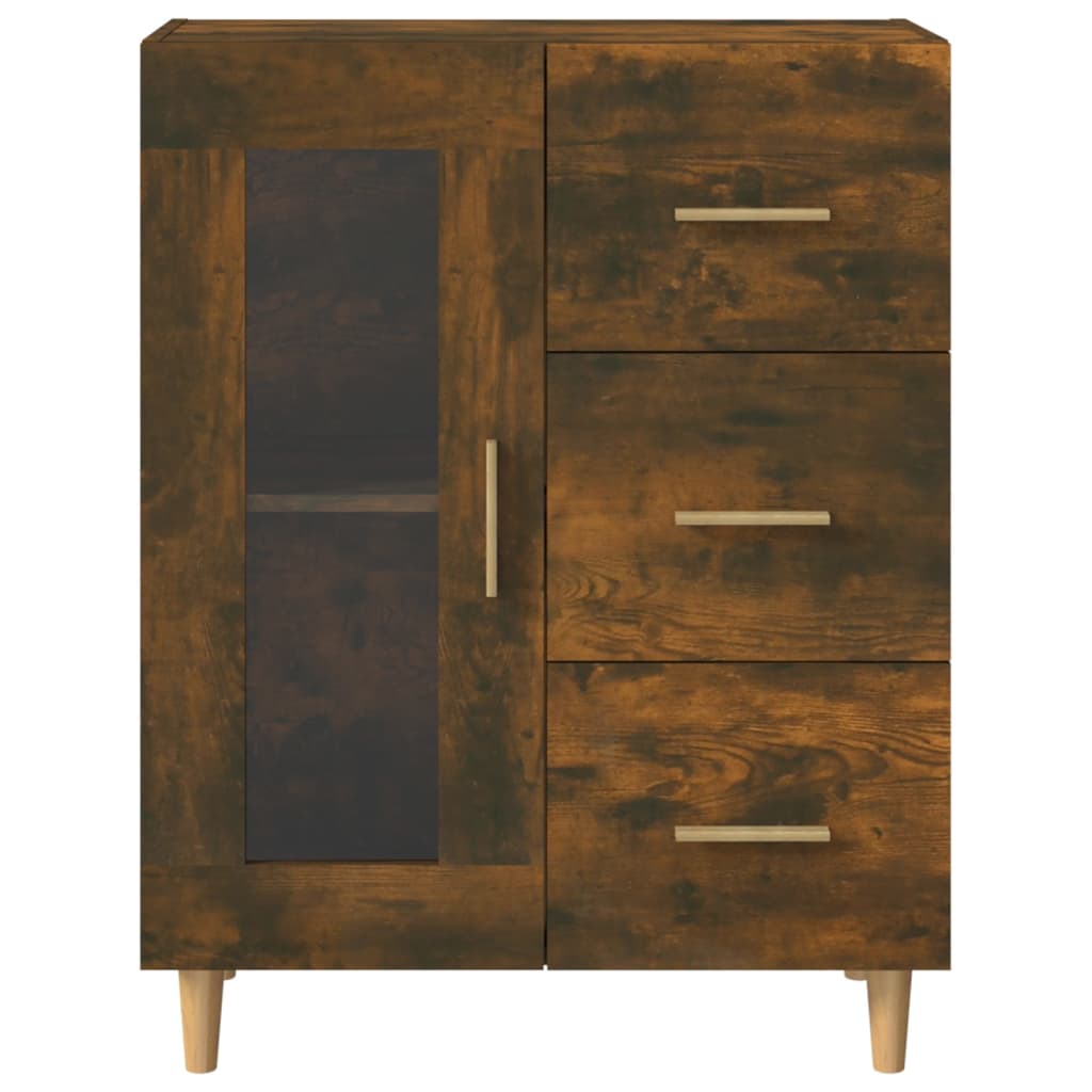 Sideboard Räuchereiche 69,5x34x90 cm Holzwerkstoff - Pazzar.ch
