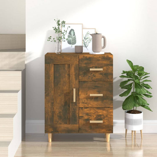 Sideboard Räuchereiche 69,5x34x90 cm Holzwerkstoff - Pazzar.ch