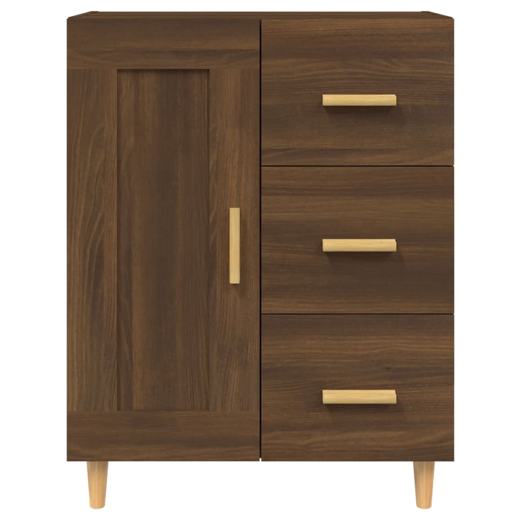 Sideboard Braun Eichen-Optik 69,5x34x90 cm Holzwerkstoff - Pazzar.ch