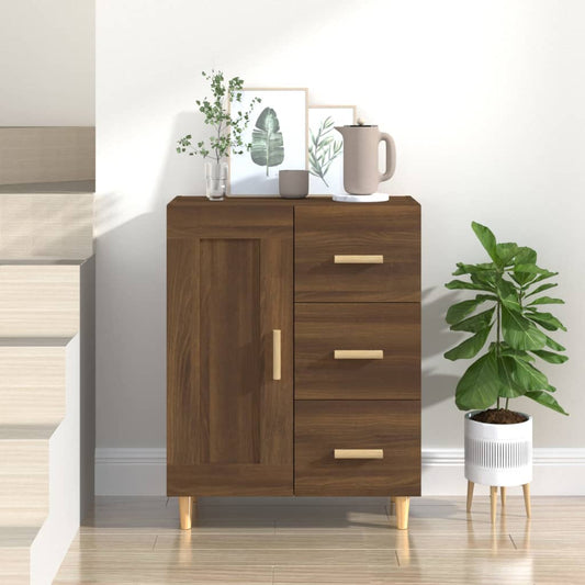 Sideboard Braun Eichen-Optik 69,5x34x90 cm Holzwerkstoff - Pazzar.ch