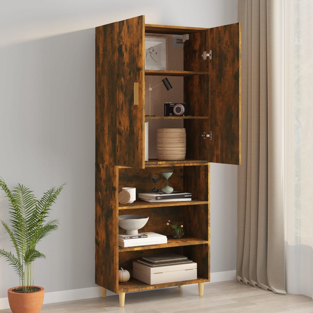 Hängeschrank Räuchereiche 69,5x34x90 cm - Pazzar.ch