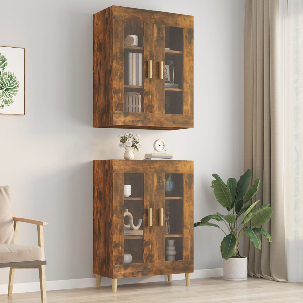 Hängeschrank Räuchereiche 69,5x34x90 cm - Pazzar.ch