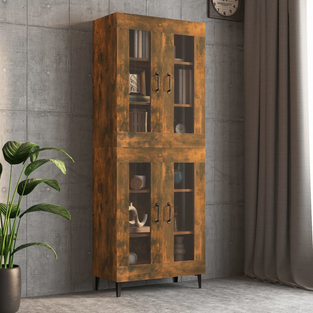 Hängeschrank Räuchereiche 69,5x34x90 cm - Pazzar.ch