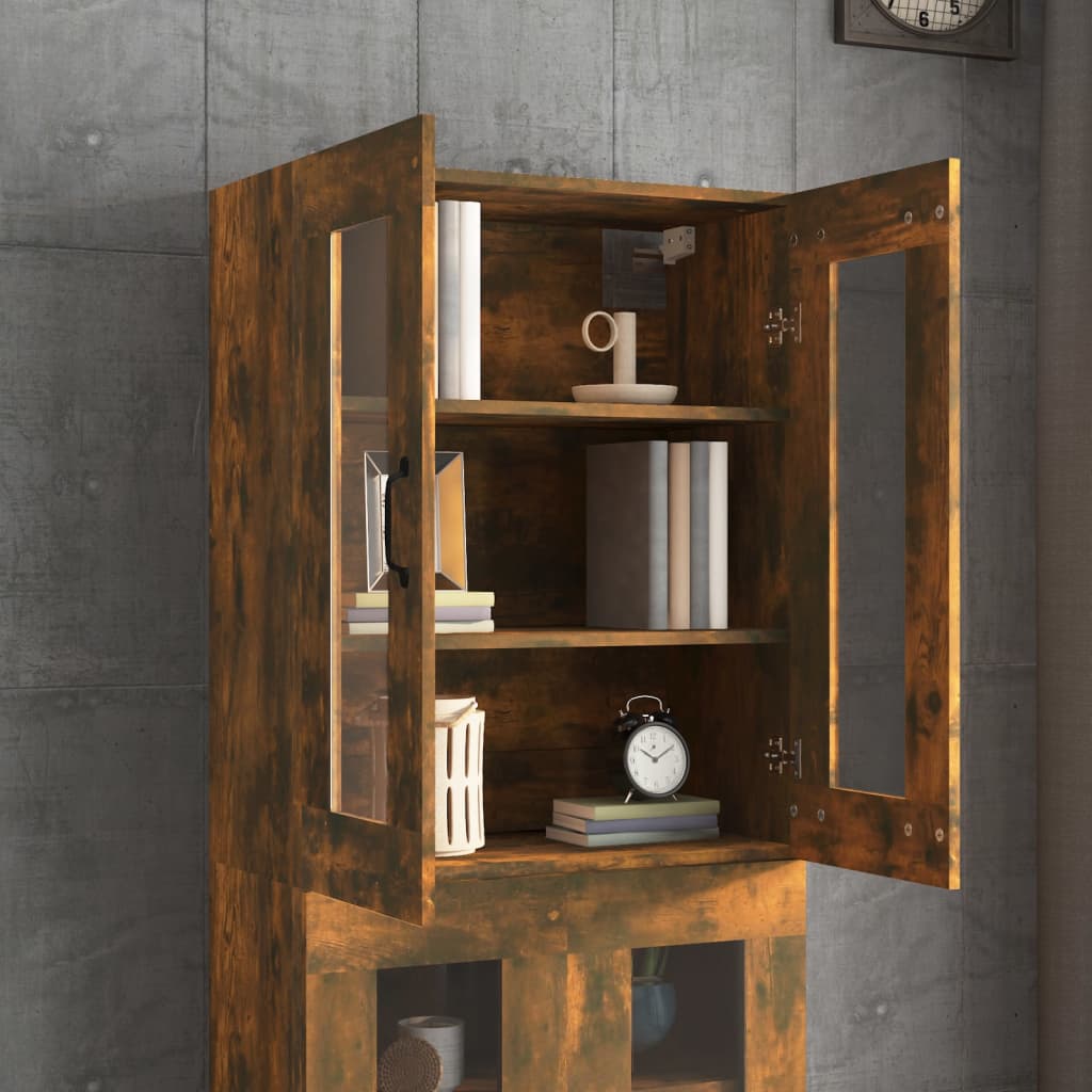Hängeschrank Räuchereiche 69,5x34x90 cm - Pazzar.ch