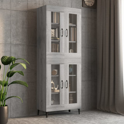 Hängeschrank Grau Sonoma 69,5x34x90 cm - Pazzar.ch