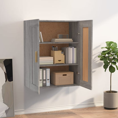 Wandschrank Grau Sonoma 69,5x32,5x90 cm Holzwerkstoff - Pazzar.ch