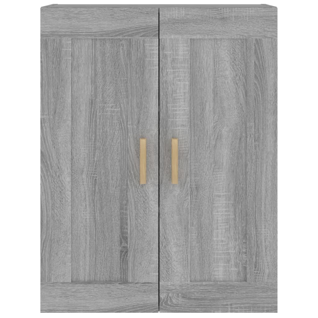 Wandschrank Grau Sonoma 69,5x32,5x90 cm Holzwerkstoff - Pazzar.ch