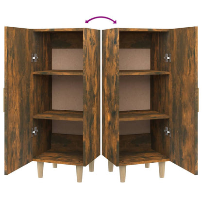 Sideboard Räuchereiche 34,5x34x90 cm Holzwerkstoff - Pazzar.ch