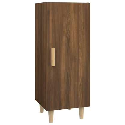 Sideboard Braun Eichen-Optik 34,5x34x90 cm Holzwerkstoff - Pazzar.ch