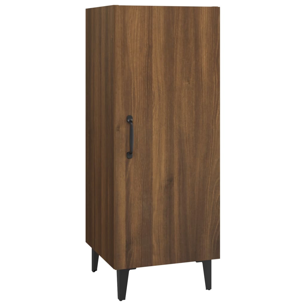 Sideboard Braun Eichen-Optik 34,5x34x90 cm Holzwerkstoff