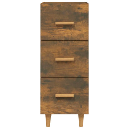 Sideboard Räuchereiche 34,5x34x90 cm Holzwerkstoff - Pazzar.ch