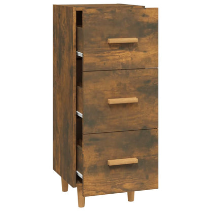 Sideboard Räuchereiche 34,5x34x90 cm Holzwerkstoff - Pazzar.ch