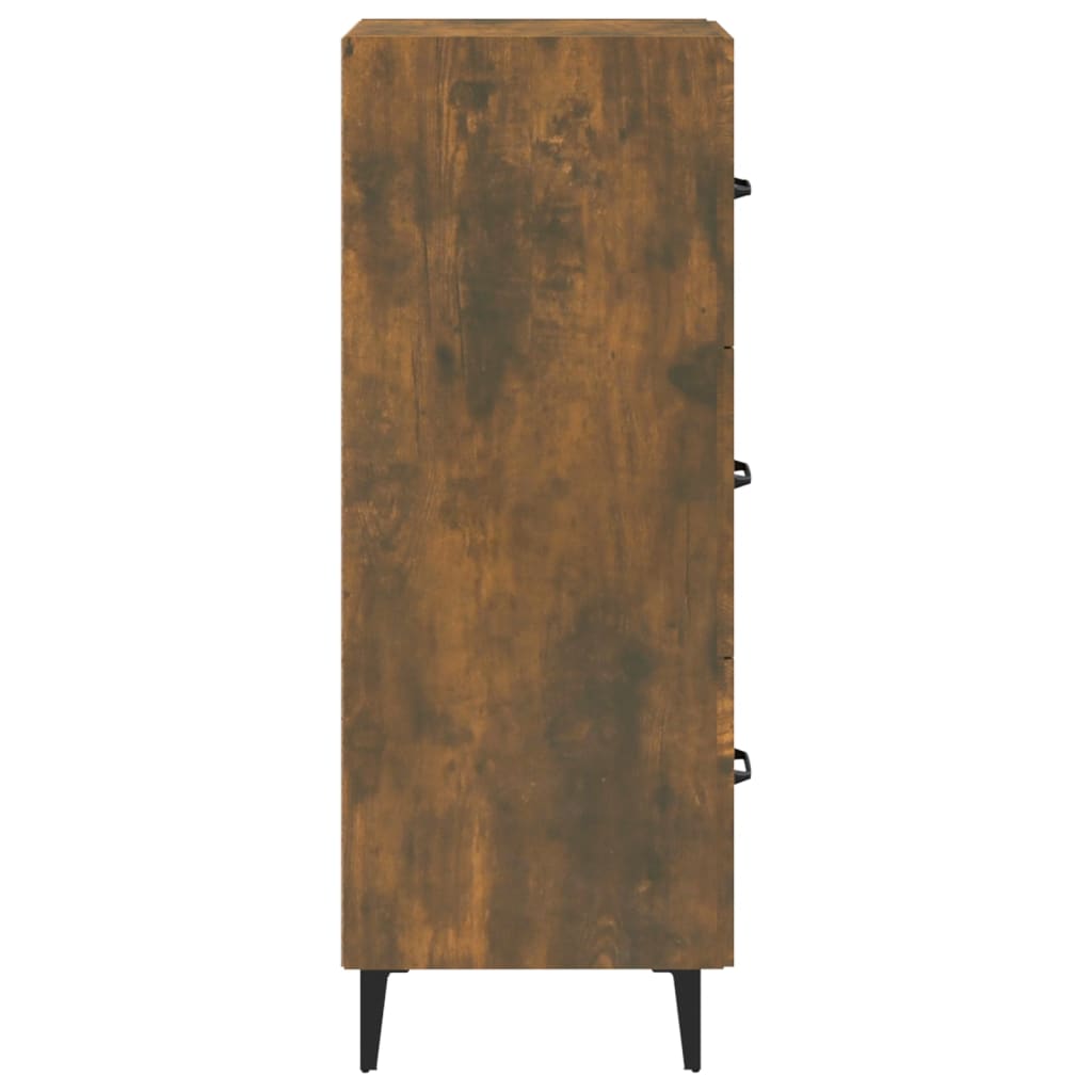 Sideboard Räuchereiche 34,5x34x90 cm Holzwerkstoff - Pazzar.ch