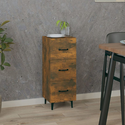 Sideboard Räuchereiche 34,5x34x90 cm Holzwerkstoff - Pazzar.ch