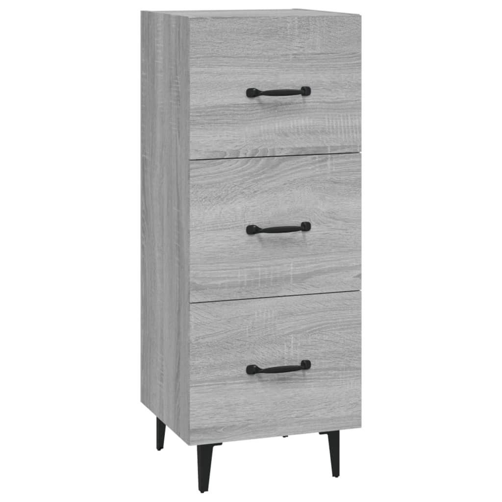 Sideboard Grau Sonoma 34,5x34x90 cm Holzwerkstoff - Pazzar.ch