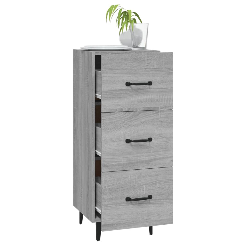 Sideboard Grau Sonoma 34,5x34x90 cm Holzwerkstoff - Pazzar.ch