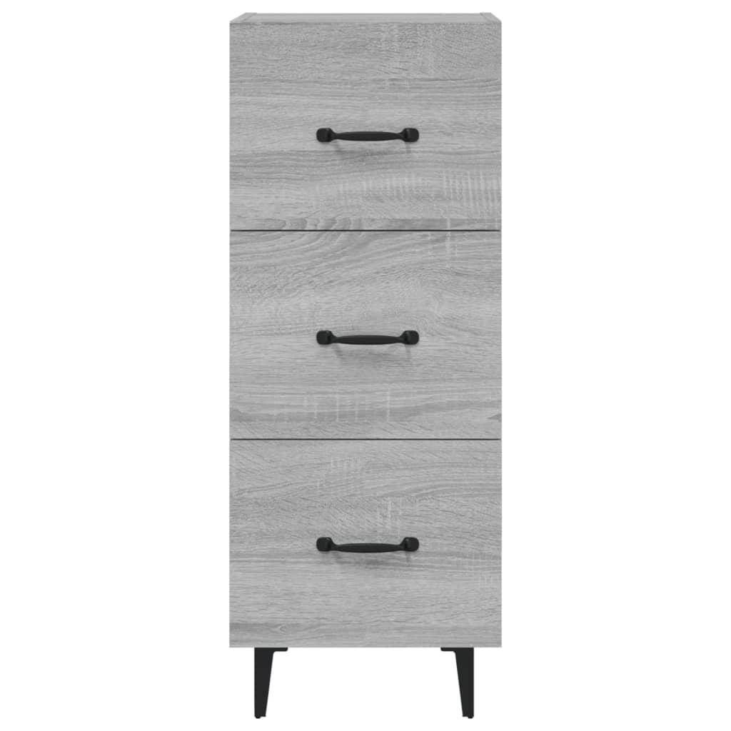 Sideboard Grau Sonoma 34,5x34x90 cm Holzwerkstoff - Pazzar.ch