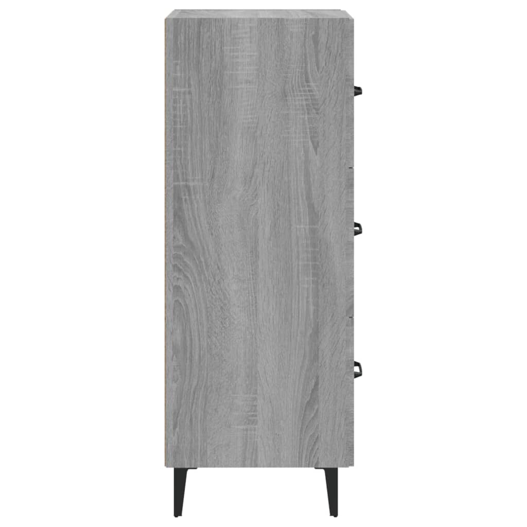 Sideboard Grau Sonoma 34,5x34x90 cm Holzwerkstoff - Pazzar.ch