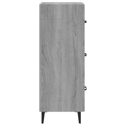 Sideboard Grau Sonoma 34,5x34x90 cm Holzwerkstoff - Pazzar.ch
