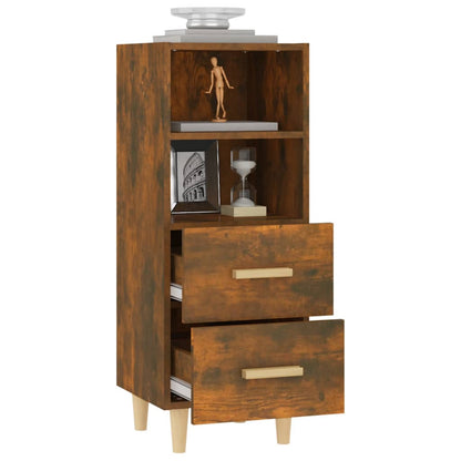 Sideboard Räuchereiche 34,5x34x90 cm Holzwerkstoff - Pazzar.ch
