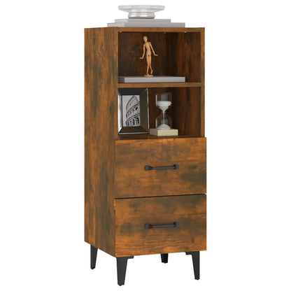 Sideboard Räuchereiche 34,5x34x90 cm Holzwerkstoff - Pazzar.ch