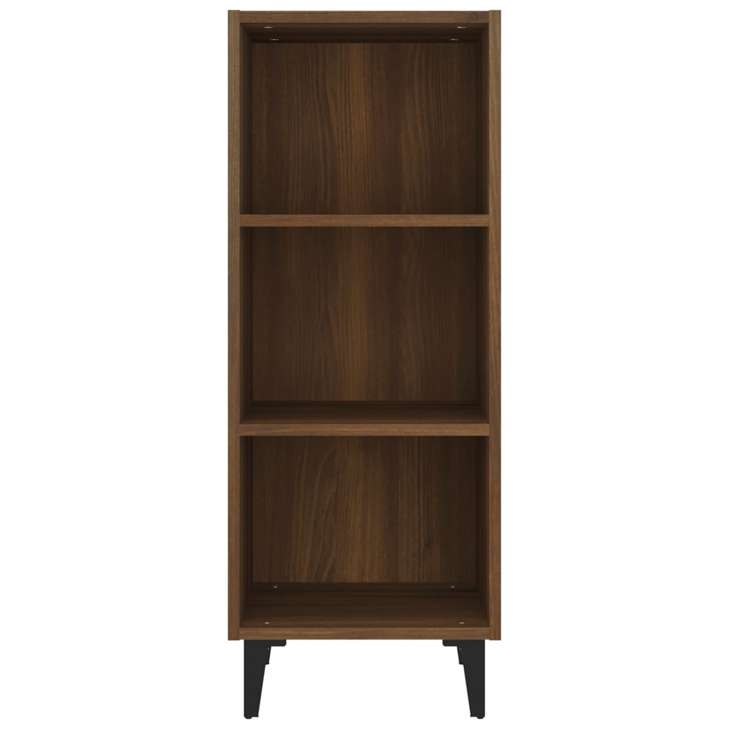 Sideboard Braun Eichen-Optik 34,5x32,5x90 cm Holzwerkstoff - Pazzar.ch