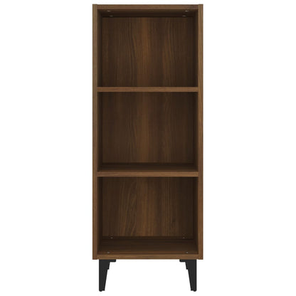 Sideboard Braun Eichen-Optik 34,5x32,5x90 cm Holzwerkstoff - Pazzar.ch
