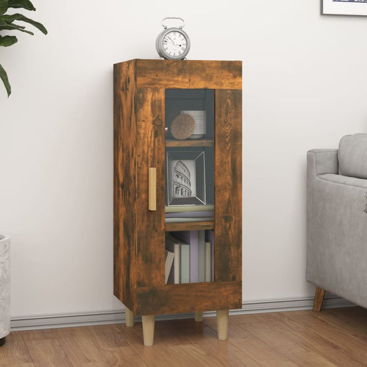 Sideboard Räuchereiche 34,5x34x90 cm Holzwerkstoff - Pazzar.ch