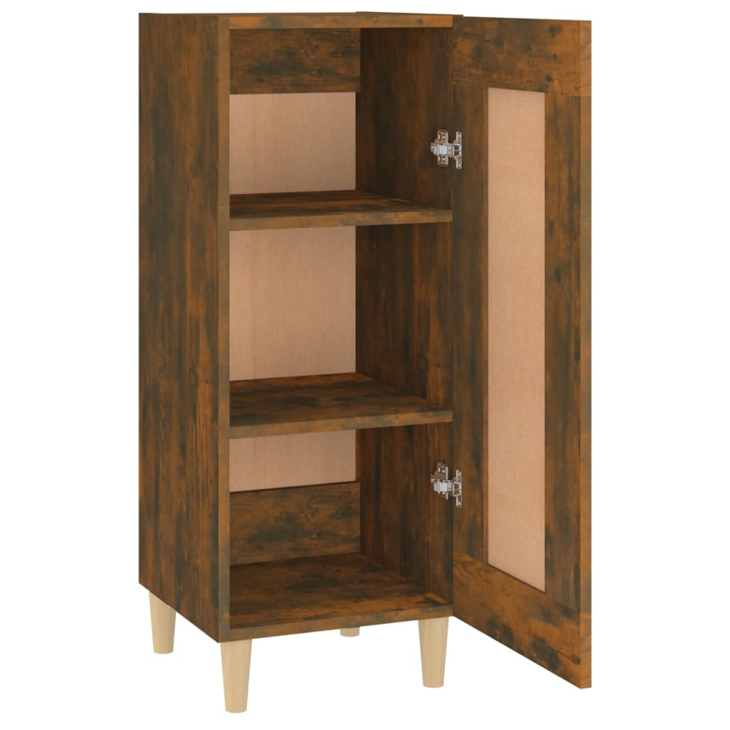 Sideboard Räuchereiche 34,5x34x90 cm Holzwerkstoff - Pazzar.ch