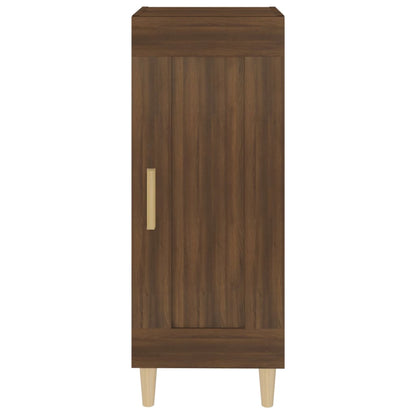 Sideboard Braun Eichen-Optik 34,5x34x90 cm Holzwerkstoff - Pazzar.ch