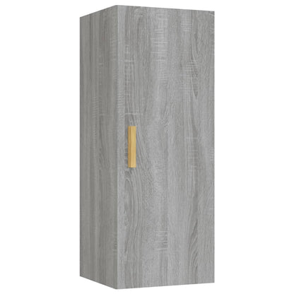Wandschrank Grau Sonoma 34,5x34x90 cm Holzwerkstoff - Pazzar.ch