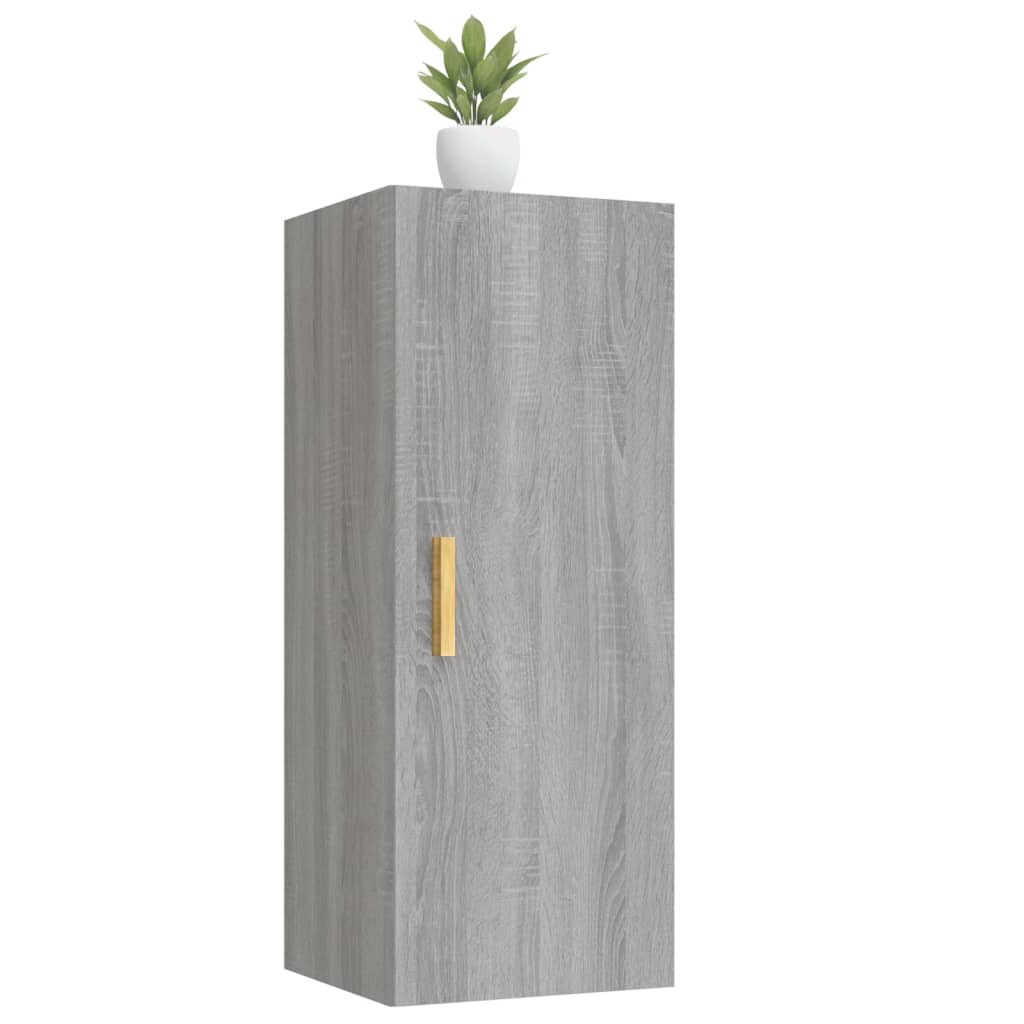 Wandschrank Grau Sonoma 34,5x34x90 cm Holzwerkstoff - Pazzar.ch