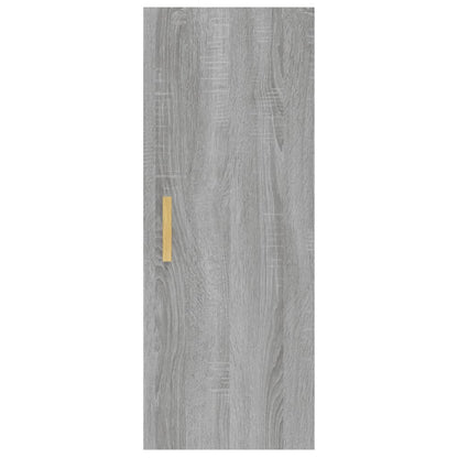 Wandschrank Grau Sonoma 34,5x34x90 cm Holzwerkstoff - Pazzar.ch