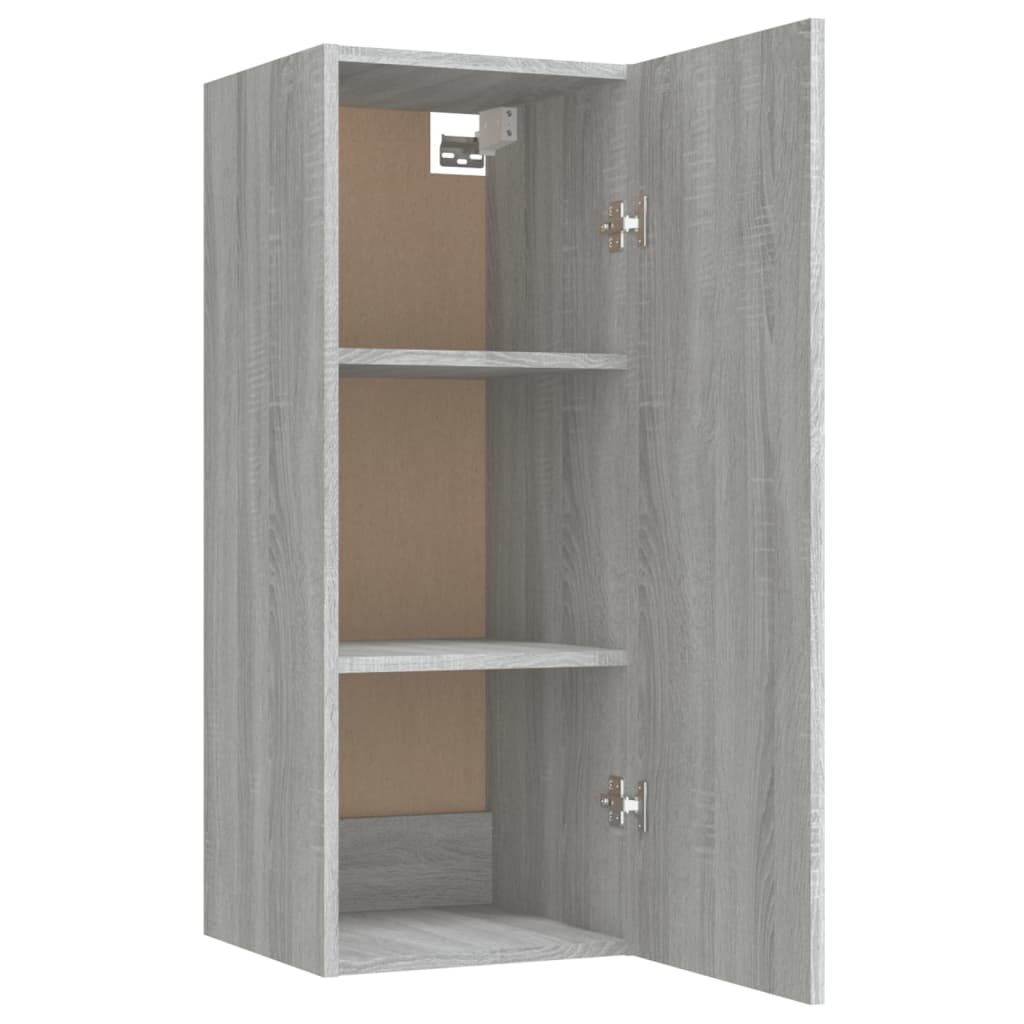 Wandschrank Grau Sonoma 34,5x34x90 cm Holzwerkstoff - Pazzar.ch