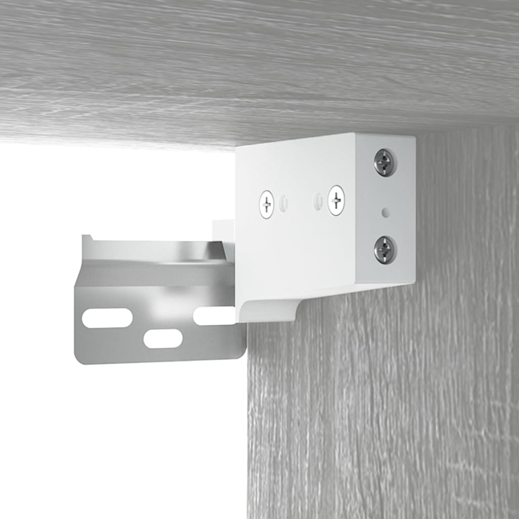 Wandschrank Grau Sonoma 34,5x34x90 cm Holzwerkstoff - Pazzar.ch