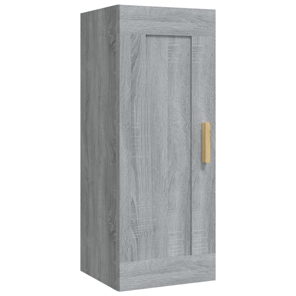 Wandschrank Grau Sonoma 35x34x90 cm Holzwerkstoff - Pazzar.ch