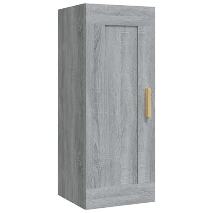 Wandschrank Grau Sonoma 35x34x90 cm Holzwerkstoff - Pazzar.ch