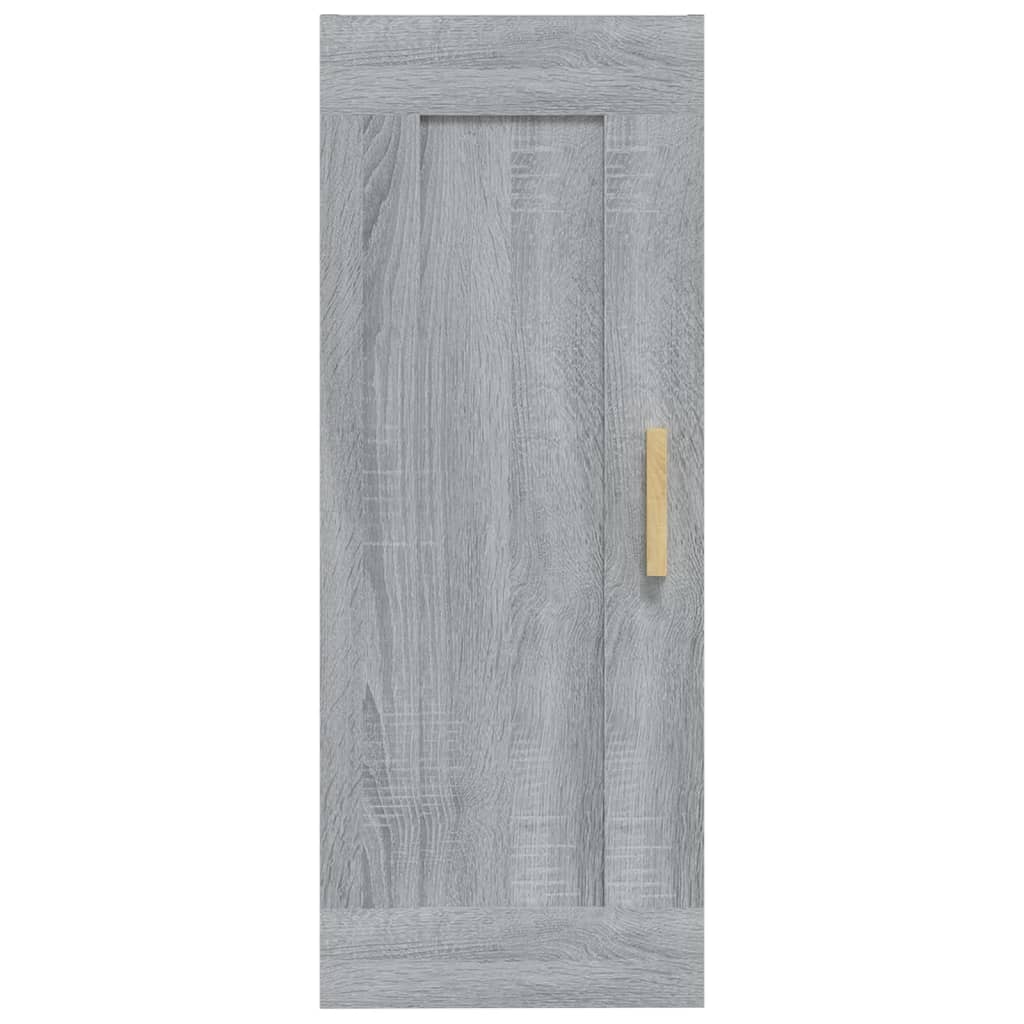 Wandschrank Grau Sonoma 35x34x90 cm Holzwerkstoff - Pazzar.ch