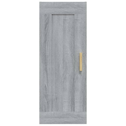 Wandschrank Grau Sonoma 35x34x90 cm Holzwerkstoff - Pazzar.ch