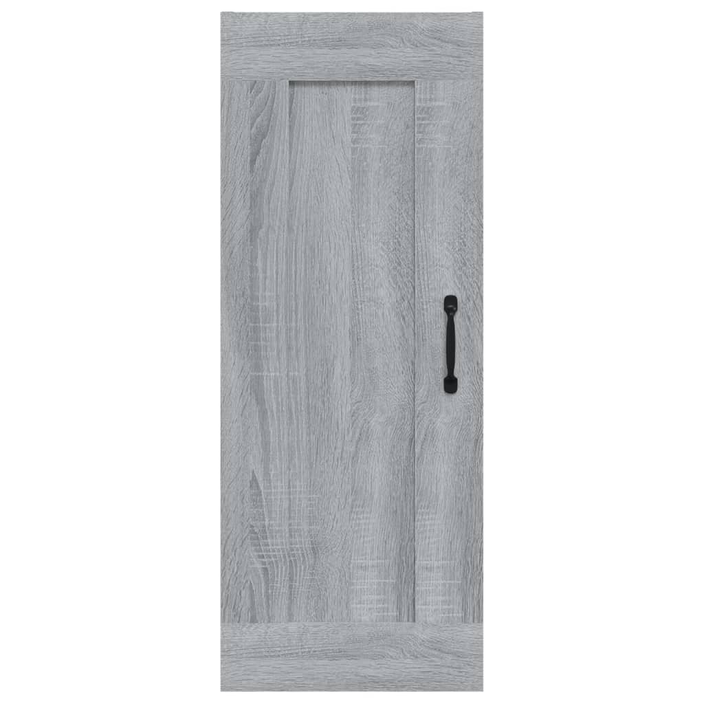 Hängeschrank Grau Sonoma 35x34x90 cm Holzwerkstoff