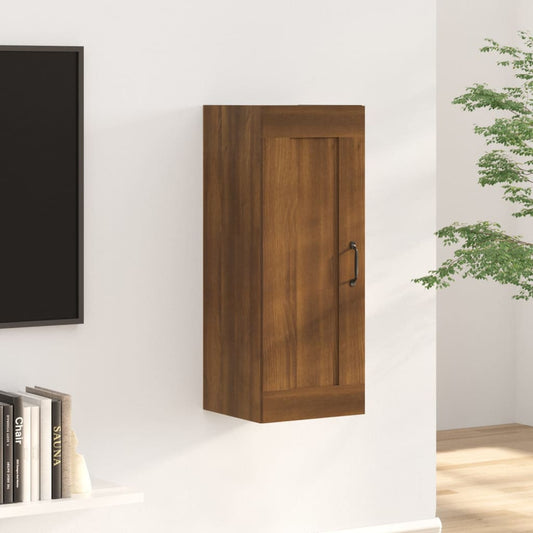 Hängeschrank Braun Eichen-Optik 35x34x90 cm Holzwerkstoff - Pazzar.ch
