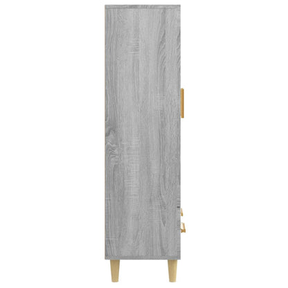 Highboard Grau Sonoma 70x31x115 cm Holzwerkstoff - Pazzar.ch