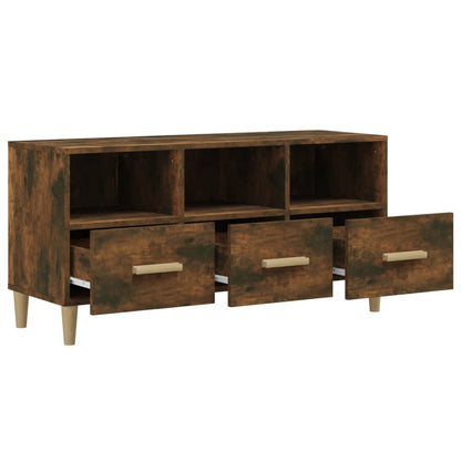 TV-Schrank Räuchereiche 102x36x50 cm Holzwerkstoff - Pazzar.ch
