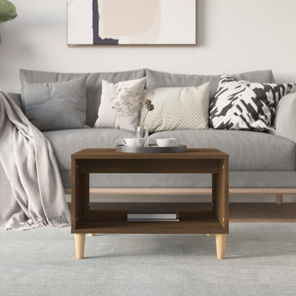 Couchtisch Braun Eichen-Optik 60x50x40 cm Holzwerkstoff - Pazzar.ch