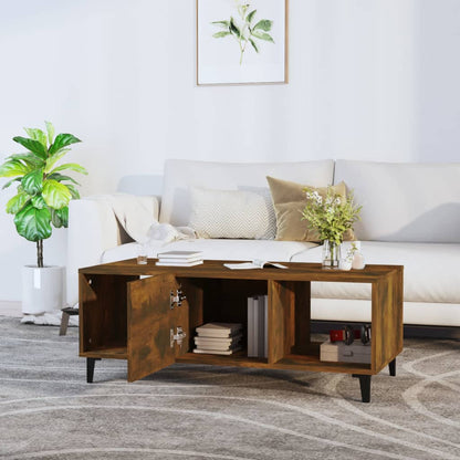 Couchtisch Räuchereiche 102x50x40 cm Holzwerkstoff - Pazzar.ch