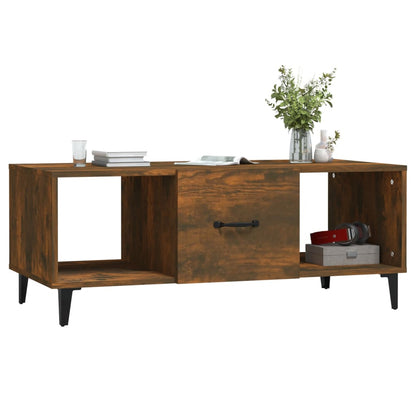 Couchtisch Räuchereiche 102x50x40 cm Holzwerkstoff - Pazzar.ch