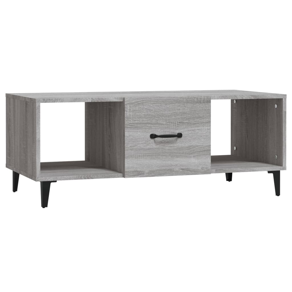 Couchtisch Grau Sonoma 102x50x40 cm Holzwerkstoff - Pazzar.ch